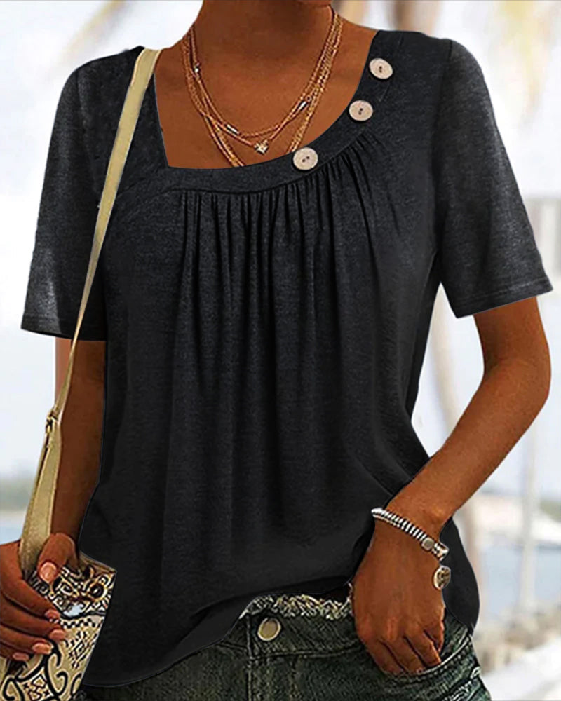 Comfortable short-sleeved top