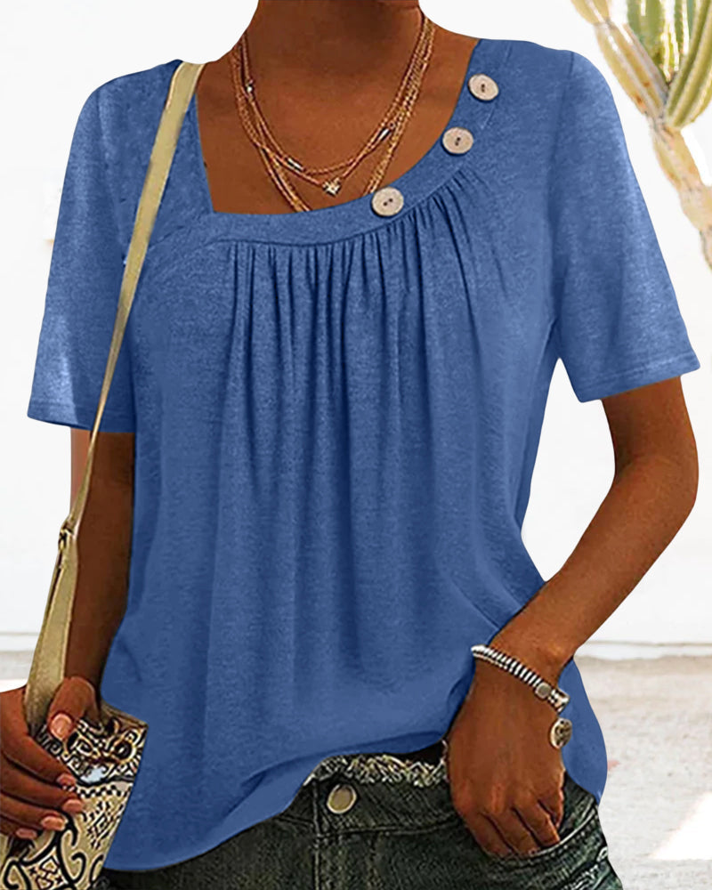 Comfortable short-sleeved top