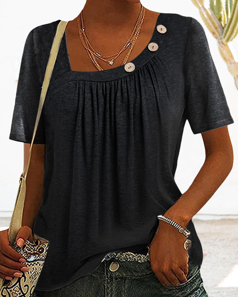 Comfortable short-sleeved top