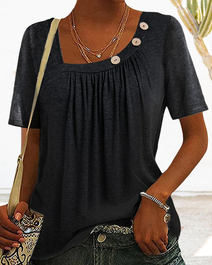 Comfortable short-sleeved top