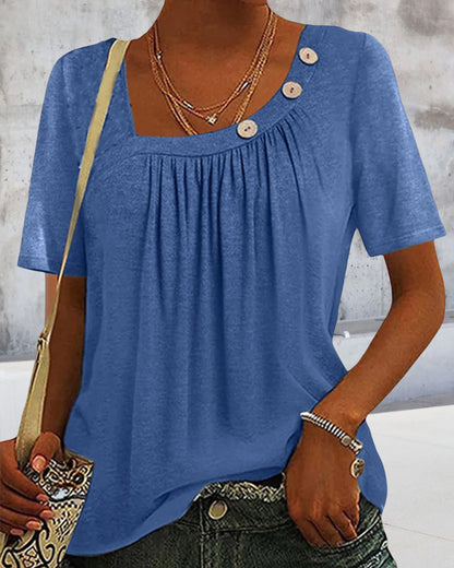 Comfortable short-sleeved top
