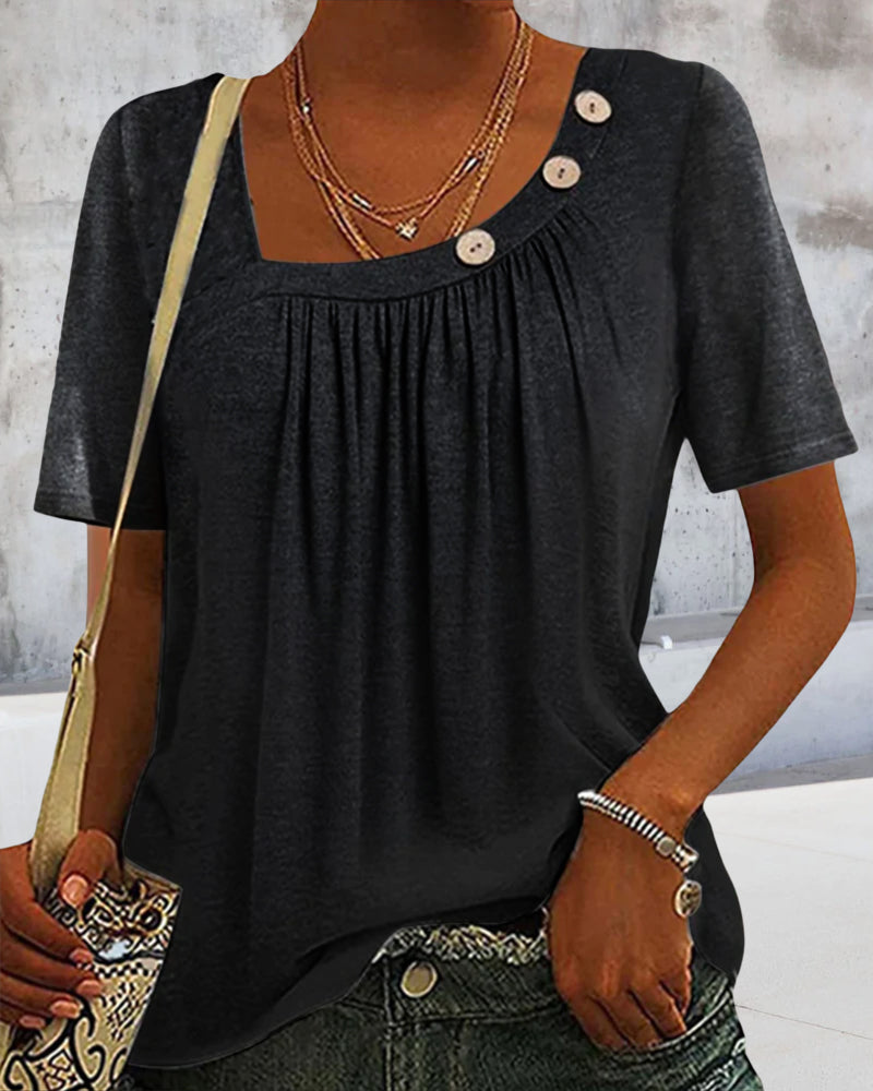 Comfortable short-sleeved top