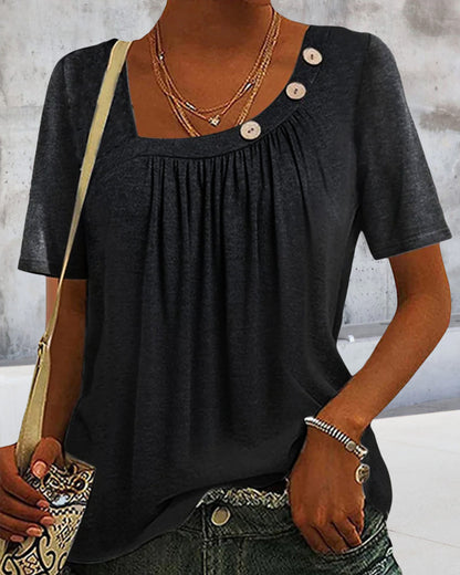 Comfortable short-sleeved top