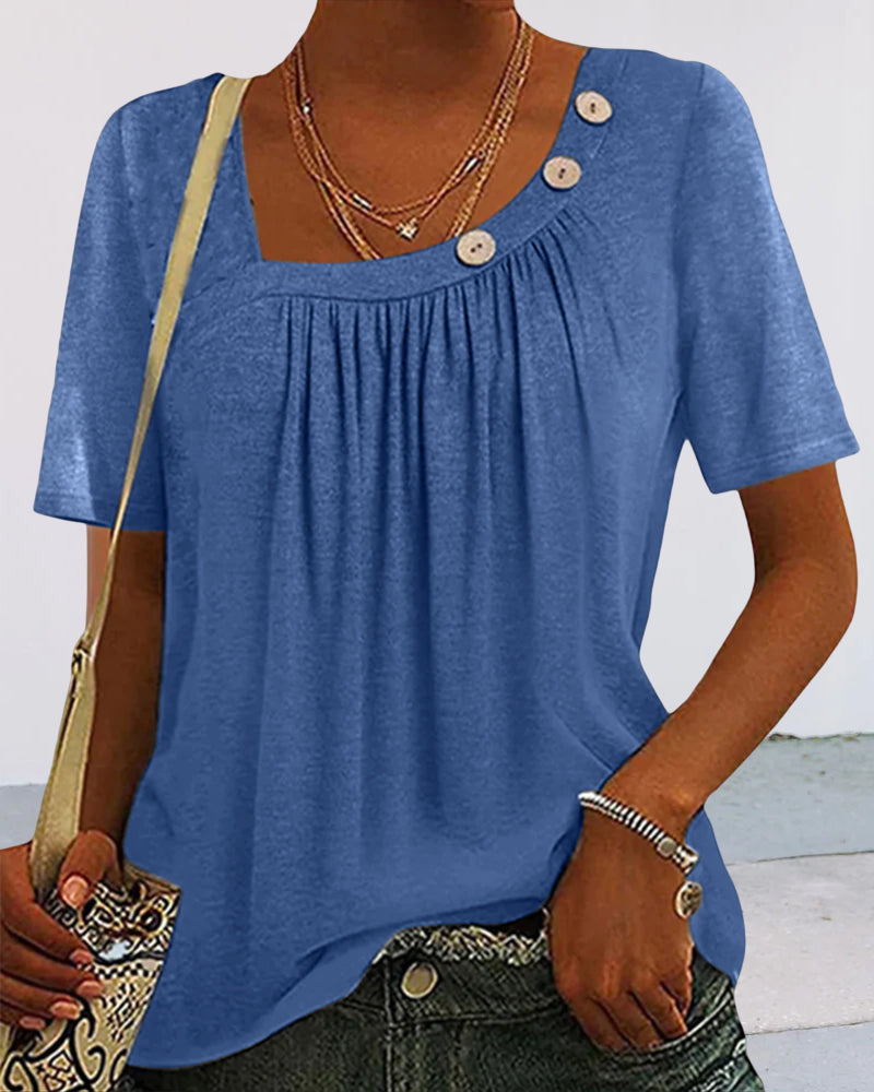Comfortable short-sleeved top