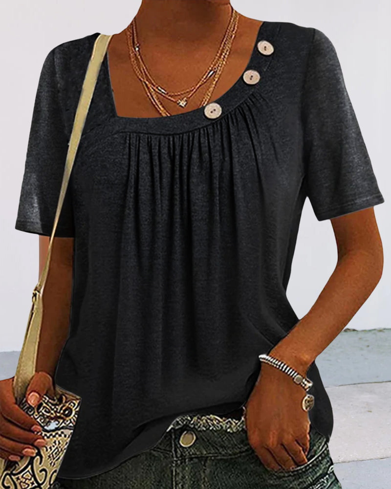 Comfortable short-sleeved top