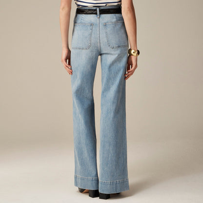 Pantalon de marin ample à contrôle du ventre