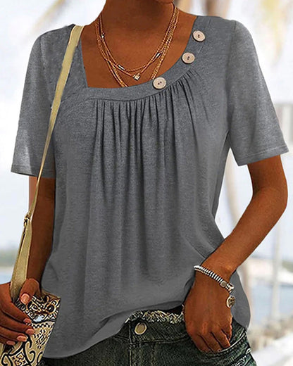 Comfortable short-sleeved top