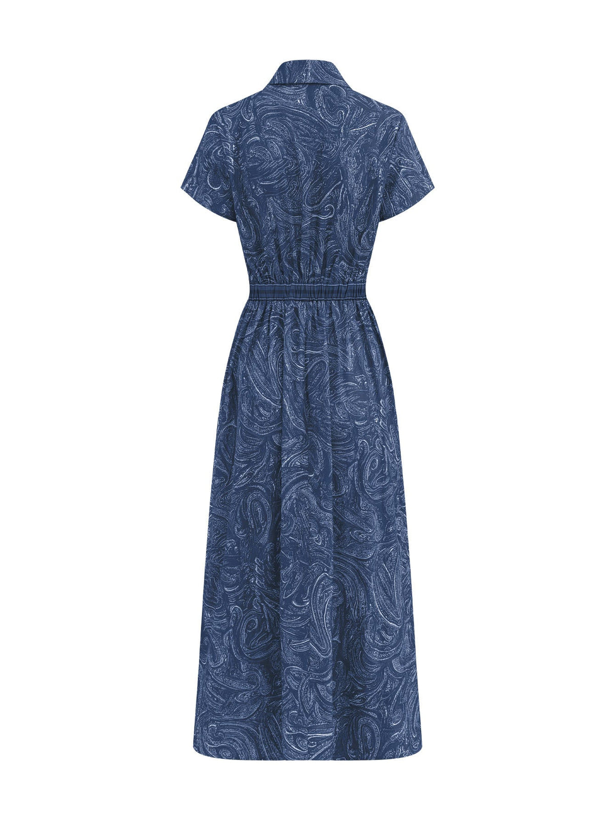 🌟 Robe longue intemporelle imprimée cachemire : L'élégance sans effort pour toutes les occasions