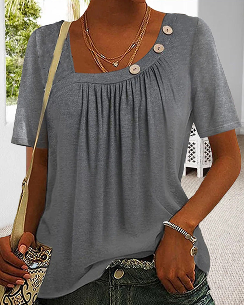 Comfortable short-sleeved top