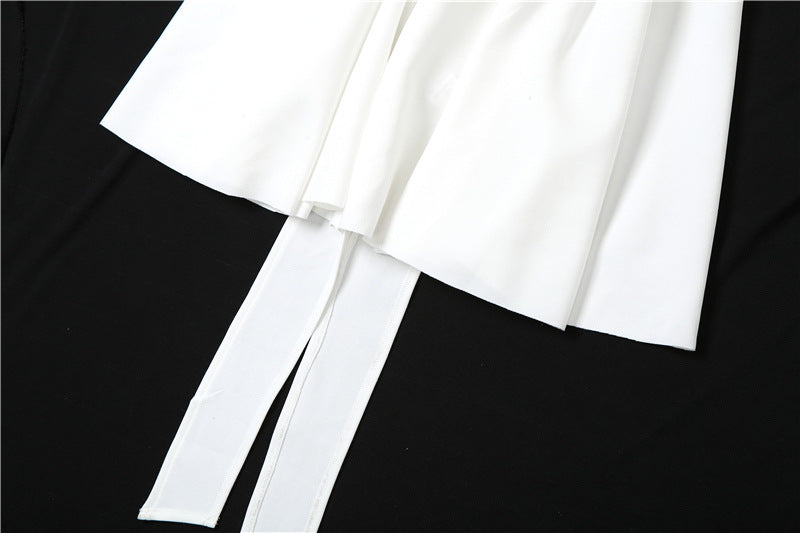 Robe mini romantique à simple nœud