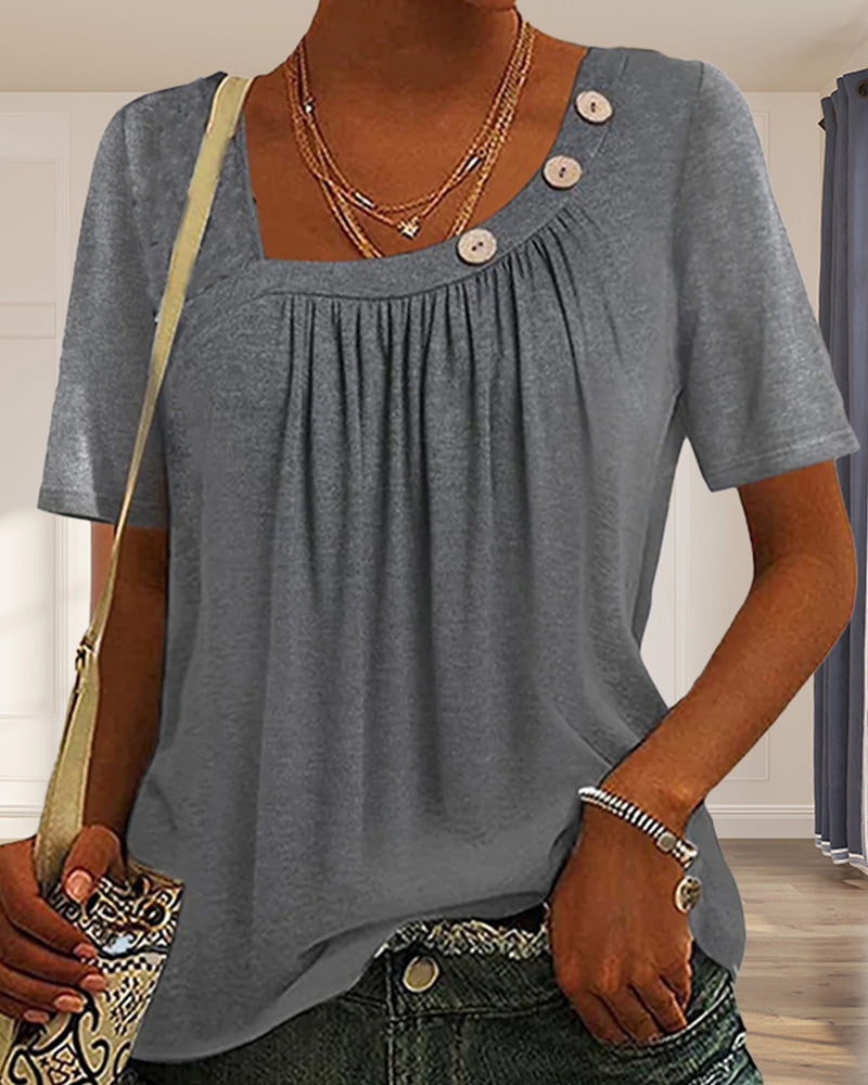 Comfortable short-sleeved top