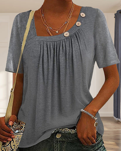 Comfortable short-sleeved top