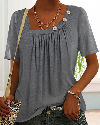 Comfortable short-sleeved top