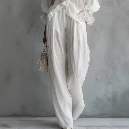 ✨ Luxurious Flowing Ruffle Set | Where effortless elegance meets timeless charm