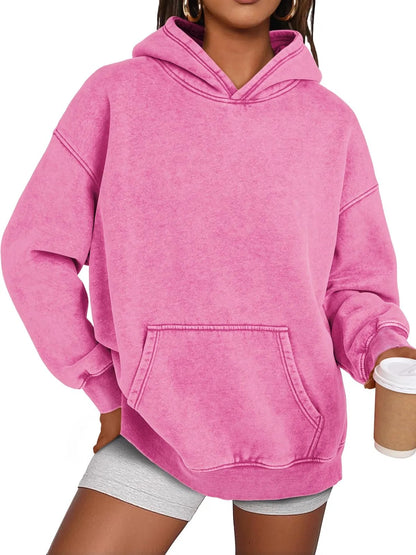 Hoodie délavé oversize unisexe