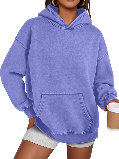 Hoodie délavé oversize unisexe