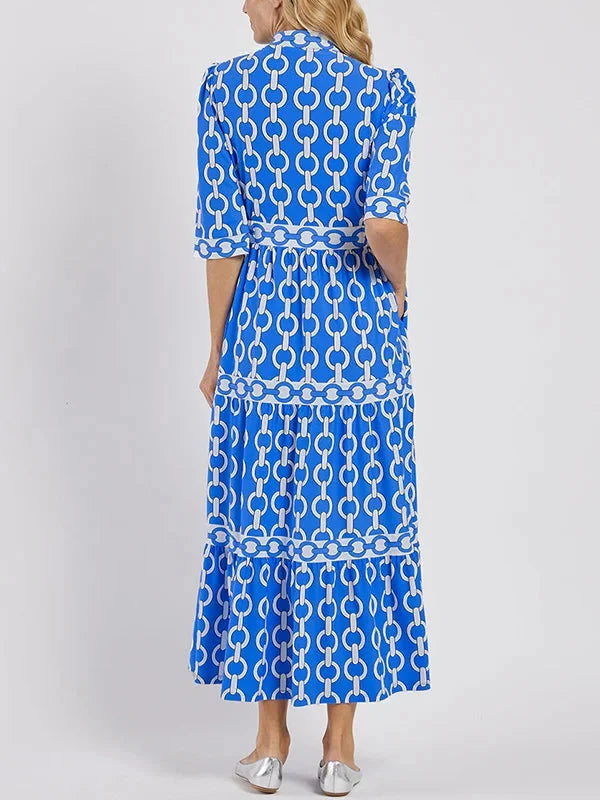 Robe midi à chaînes