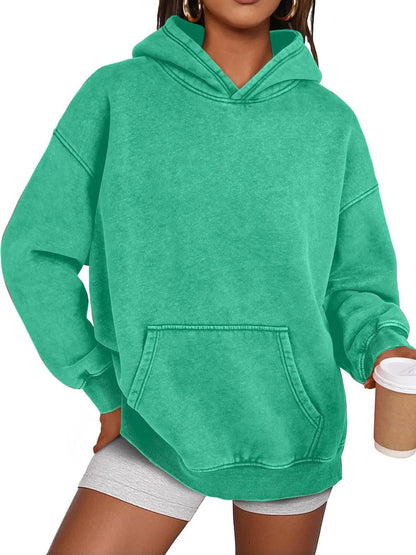 Hoodie délavé oversize unisexe