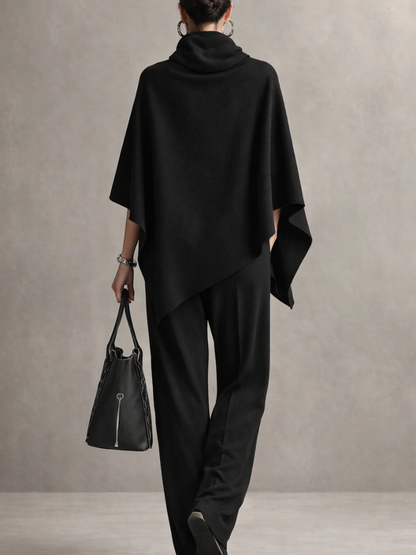 Elegant two-piece draped set