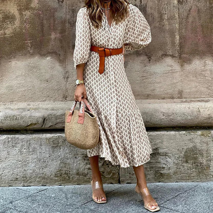 Elegant and casual feminine dress