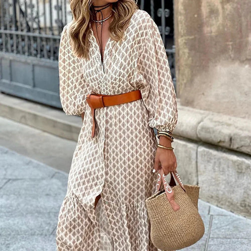 Elegant and casual feminine dress