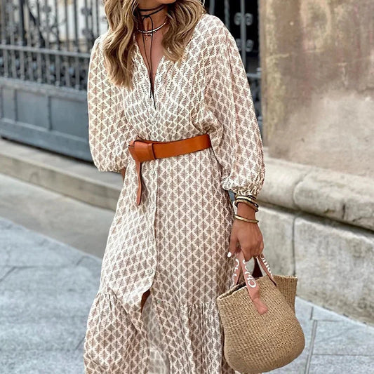 Elegant and casual feminine dress