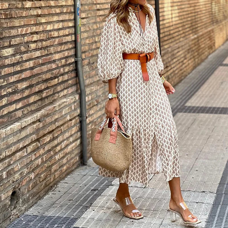 Elegant and casual feminine dress