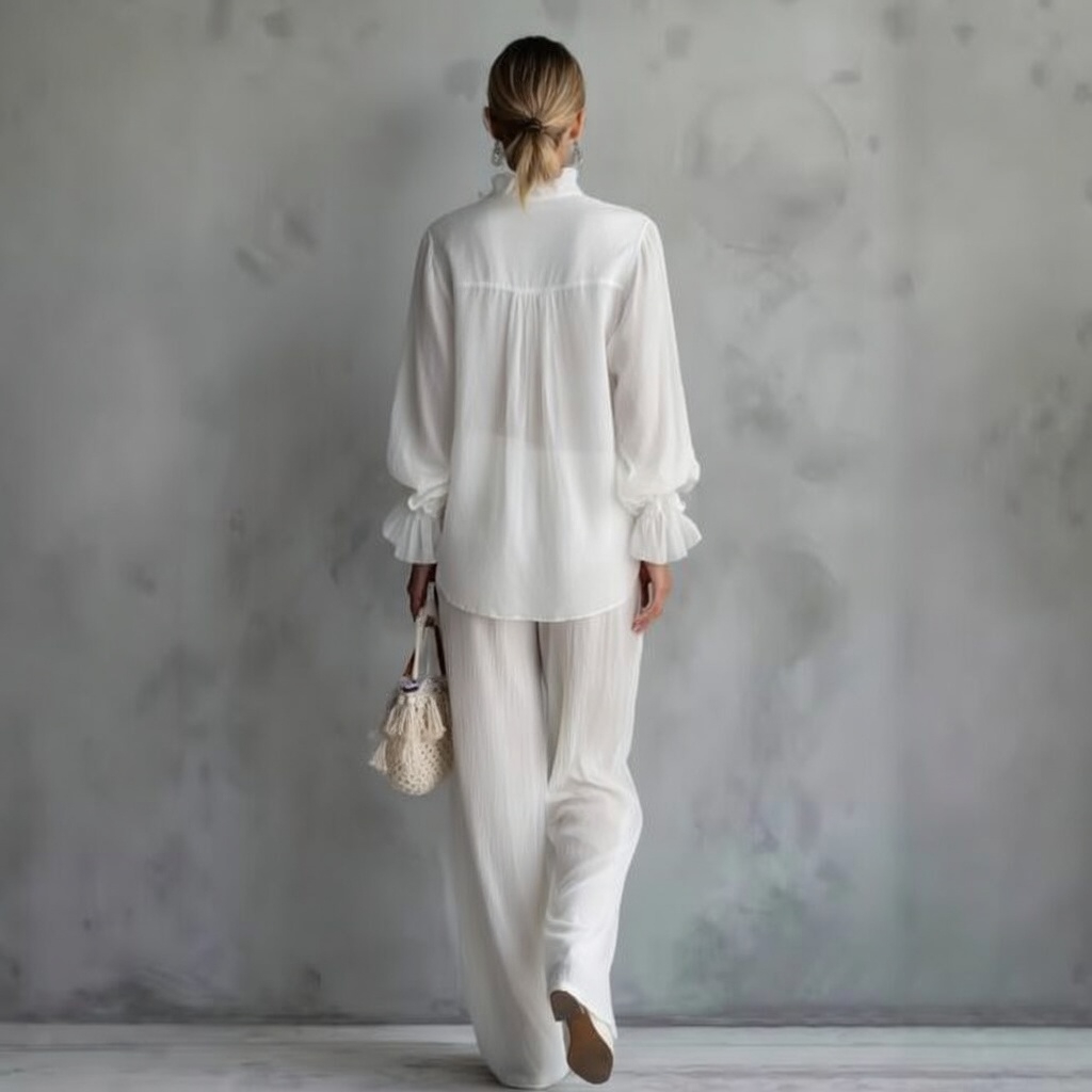 ✨ Luxurious Flowing Ruffle Set | Where effortless elegance meets timeless charm
