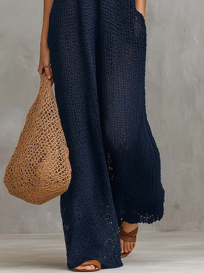 Holiday Bohemian Knitted Jumpsuit