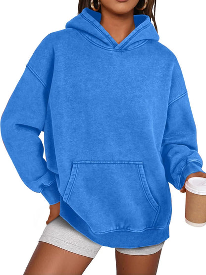 Hoodie délavé oversize unisexe
